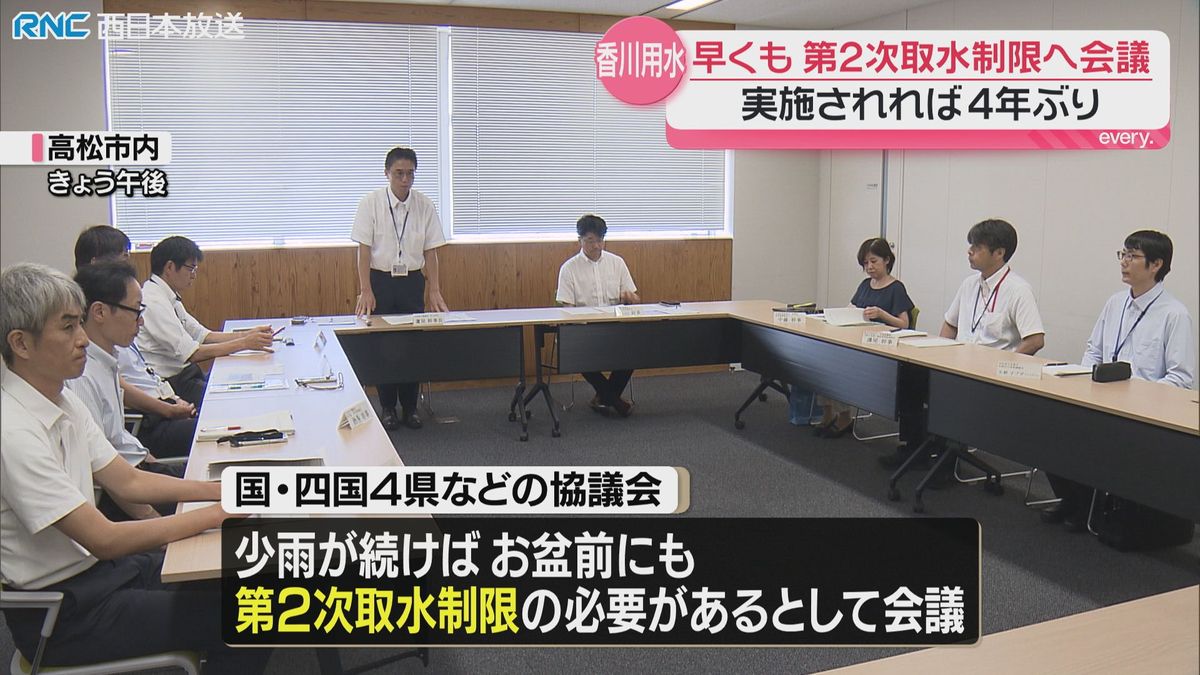早くも「第2次」取水制限に向け協議 早明浦ダムの貯水率低下受け(2026年8月4日掲載)|RNC NEWS NNN