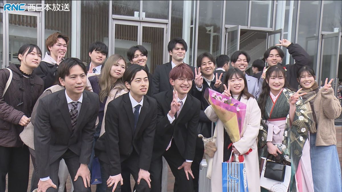 岡山大学で卒業式　5年ぶりに全ての卒業生が集まり・・・　コロナ禍を乗り越え3141が人生の新たな舞台へ