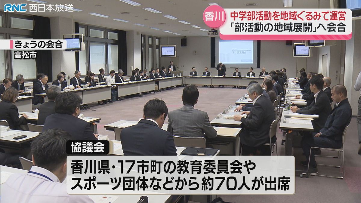 「部活動の地域展開」へ　高松市で協議会