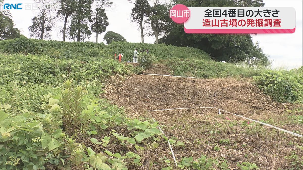 造山古墳　今年も発掘調査始まる