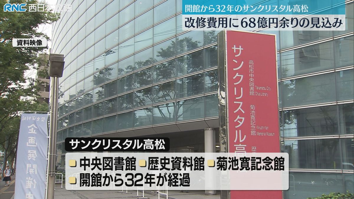 サンクリスタル高松　リニューアル費用は68億円に