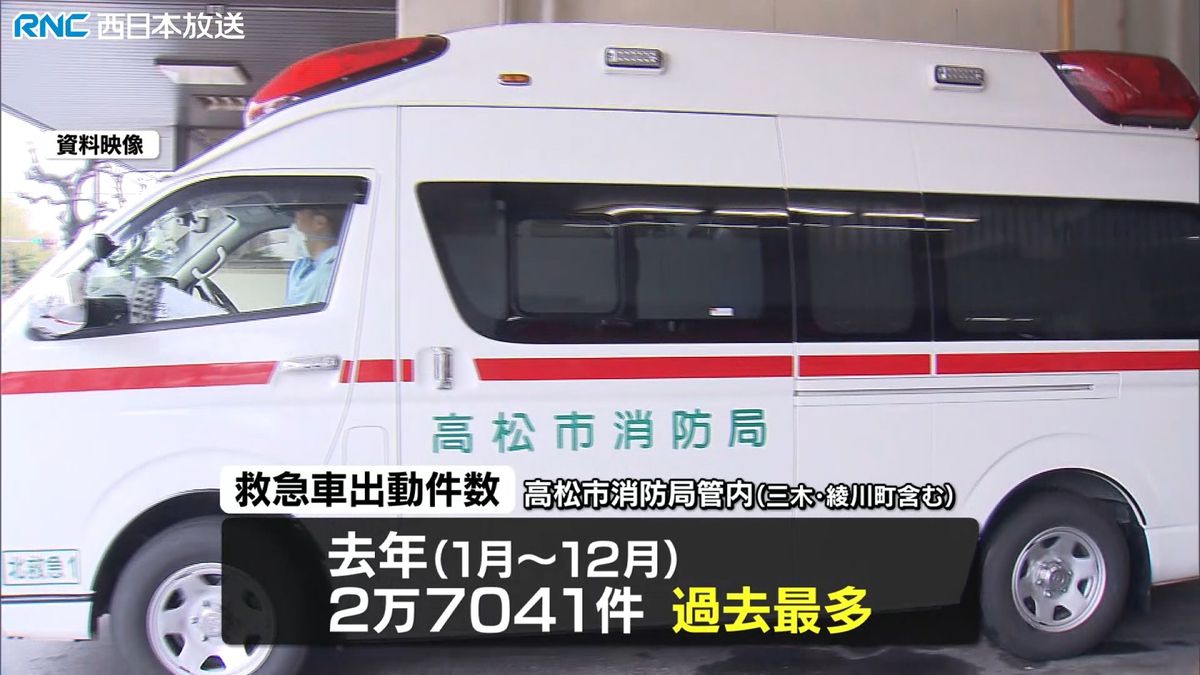 高松市「救急車ひっ迫アラート」11月1日から運用開始