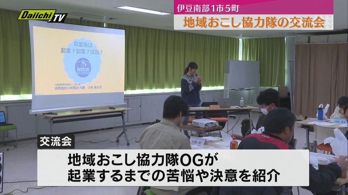 伊豆南部の地域おこし協力隊が交流会　現状の課題や今後の連携話し合う（静岡・下田市）