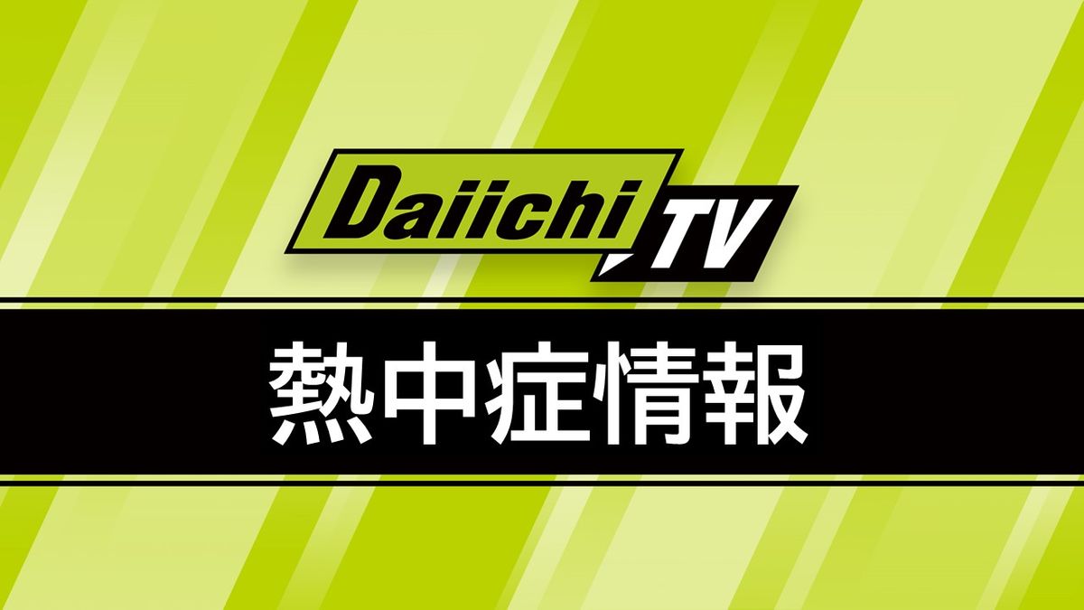 【速報】熱中症の疑いで成人男性２人を救急搬送…うち１人が中等症 １人が軽症（静岡）