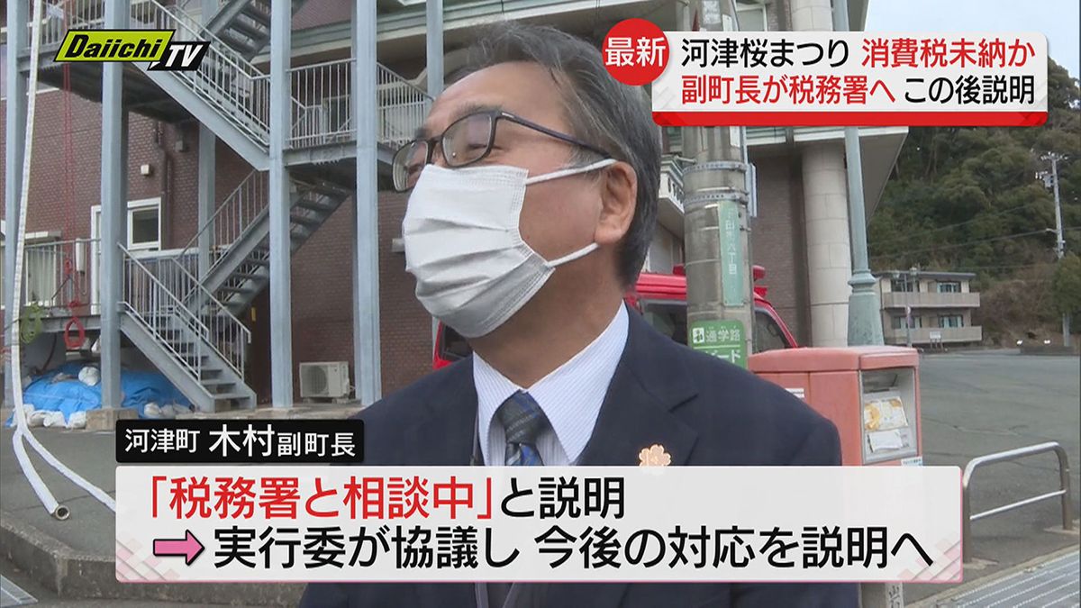 【河津桜まつり】駐車料など“消費税未納”指摘で副町長が税務署見解確認…実行委と協議し説明へ（静岡・河津町）