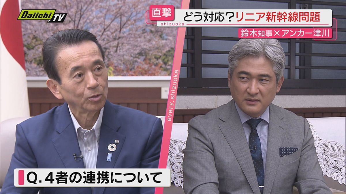 【直撃】鈴木康友知事が描く県政運営の構想に衆議院議員時代初当選同期・津川祥吾アンカーが迫る（静岡）