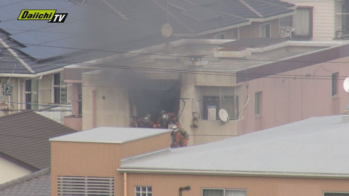 【速報】共同住宅で火災　住民１人が負傷し搬送　９日 正午過ぎ（静岡市駿河区）