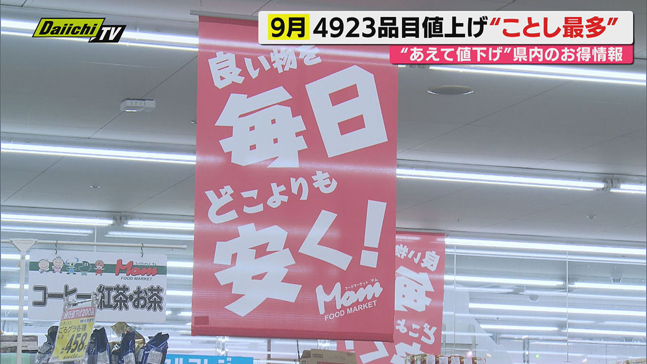 9月も】当年最多品目!?食品値上げの波に“音を上げ”る暇もなし…片や消費