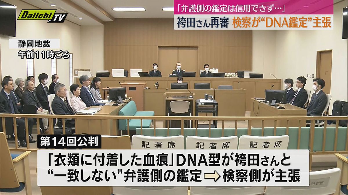 【袴田さん再審】１４回目の公判　❝５点の衣類の血痕❞ＤＮＡ型鑑定について検察側が主張「弁護側のＤＮＡ型鑑定は信用できず」