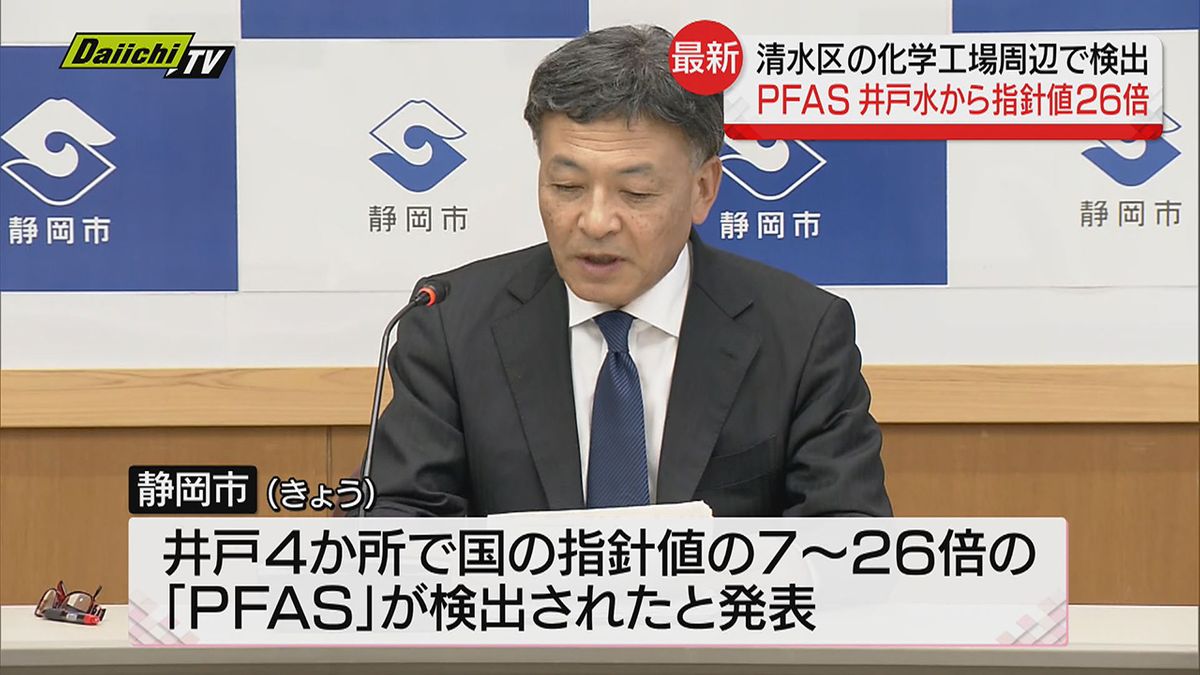 有害性指摘の化学物質「ＰＦＡＳ」問題…清水区化学工場周辺井戸から国指針値の最大２６倍検出も（静岡市）