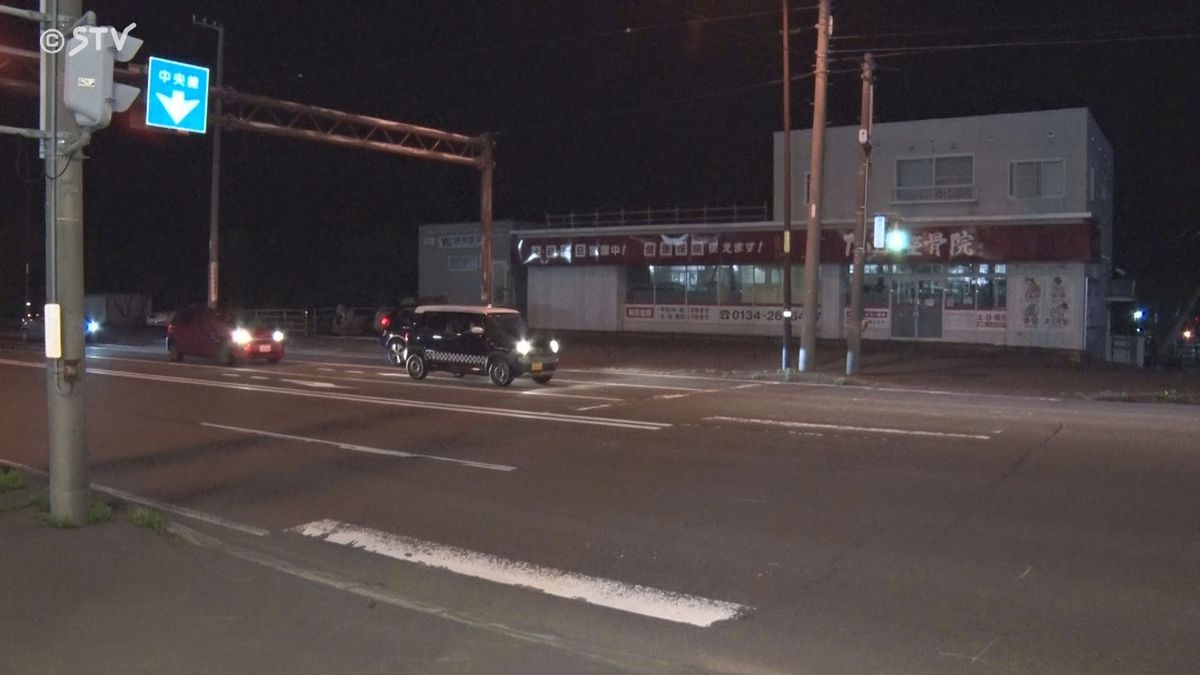 横断歩道で…右折車にはねられる　運転手を過失運転致傷で逮捕　北海道小樽市