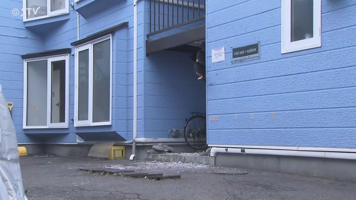 「ドスン、ガラガラガラと」階段の踊り場崩落　50代男性が落下し軽傷　築３０年以上のアパート