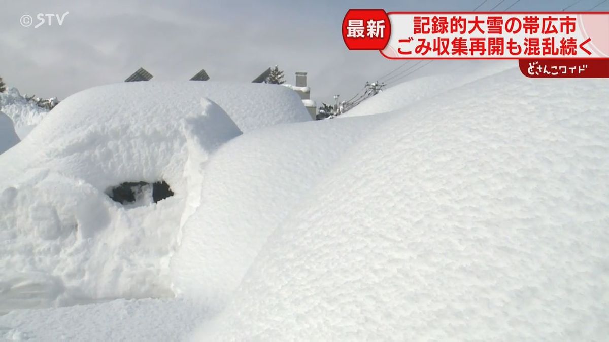 車があちこちでスタック　脱出に悪戦苦闘　記録的大雪で移動困難…通院にも影響　北海道帯広市