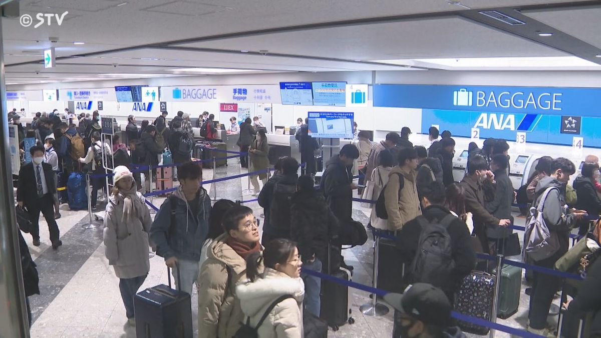 3連休前に混雑続く新千歳空港　全日空が5～6日に成田空港を結ぶ計9便を臨時運航