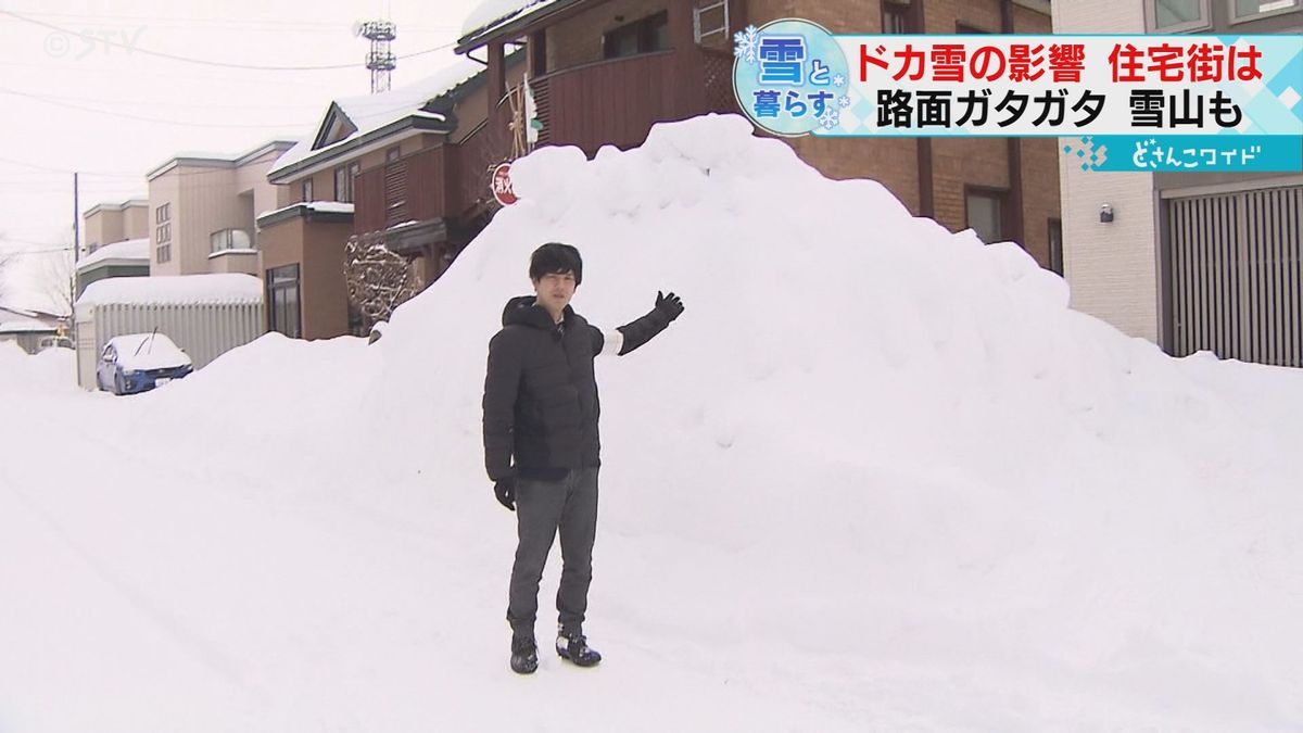 「だんだん雪が多く」成人男性の背丈を超える雪　札幌の除排雪と雪堆積場の現状は？　北海道