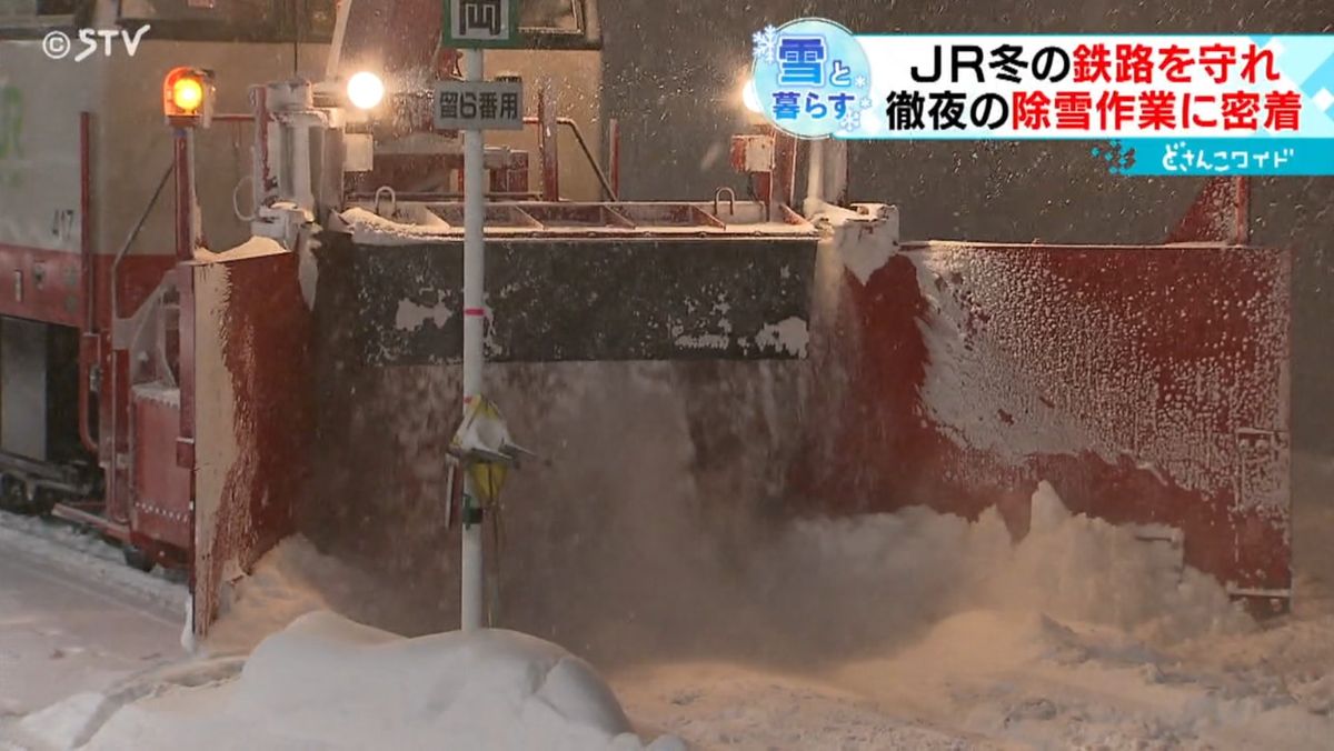 障害物を避けながら除雪