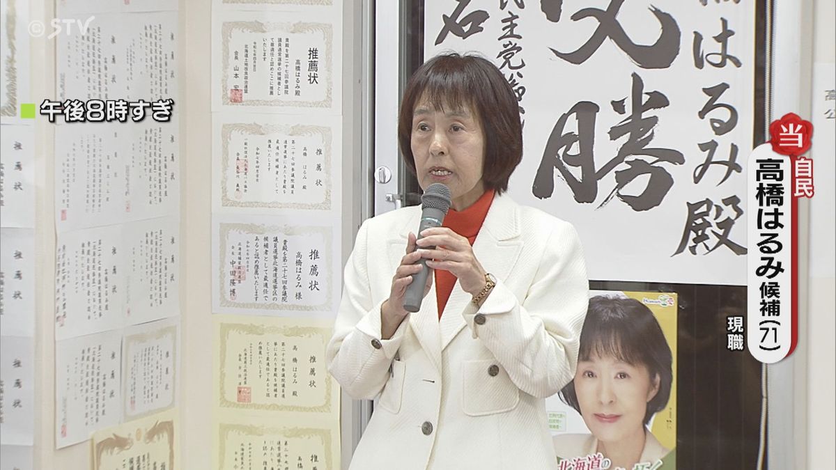動画】自民党の現職・高橋はるみ氏が当選確実 参院選北海道選挙区 
