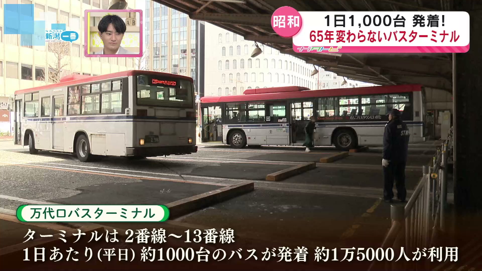 特集】65年の歴史に幕 新潟駅前スイッチバック式の万代口バス