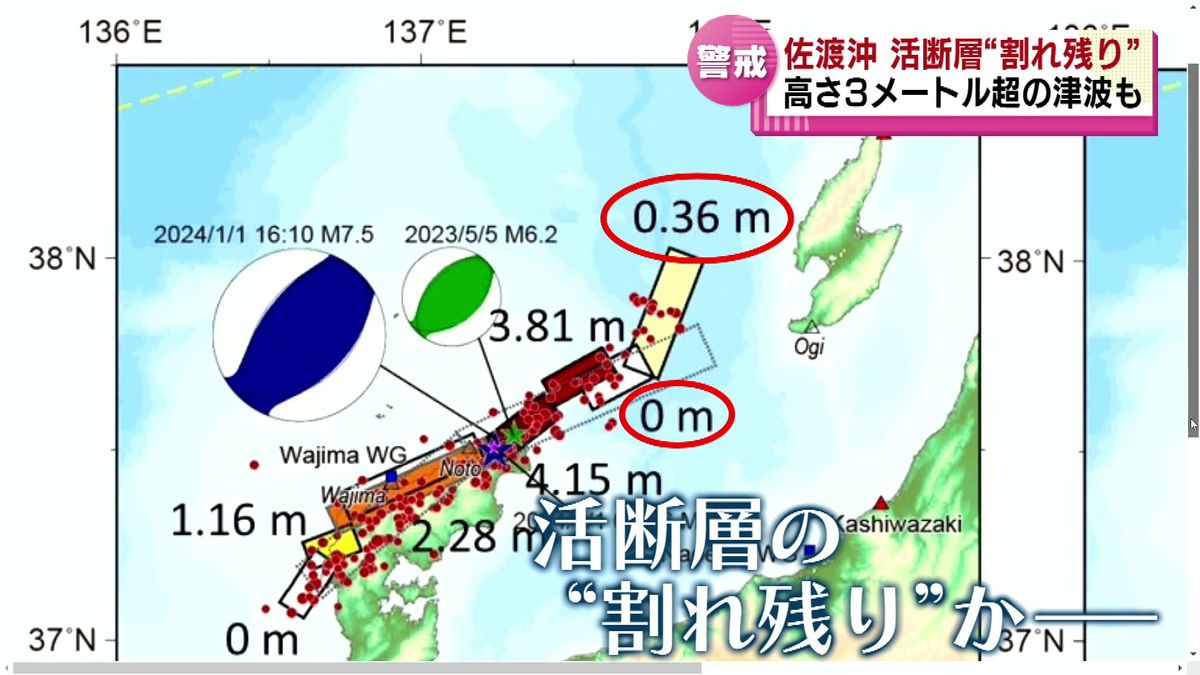 佐渡沖に活断層の「割れ残り」か　Ｍ７クラスの地震発生で３メートル超の津波の可能性も 《新潟》