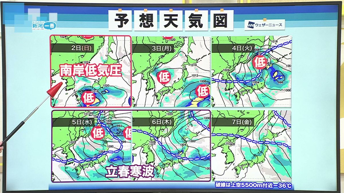 2月4日頃から今シーズン最強の寒波襲来か　再び大雪に警戒　《新潟》