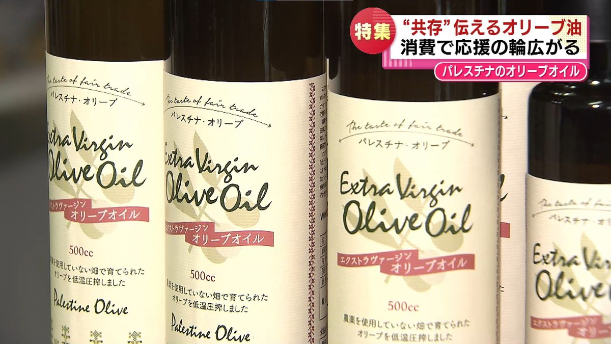 【特集】共存のかたち示す "パレスチナ・オリーブ" イスラエル人とパレスチナ人が一緒になって作ったオリーブオイルを販売する日本人女性の思い