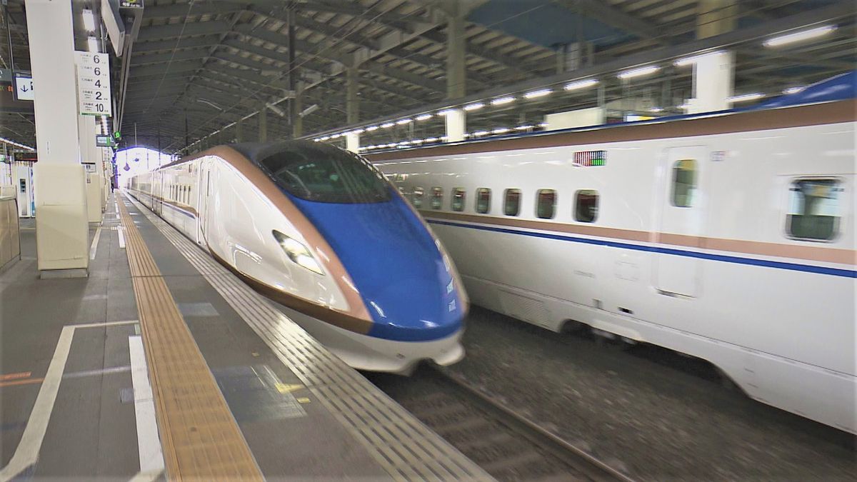 強風の影響　上越新幹線など新幹線の上下線一部で遅れが発生　　　