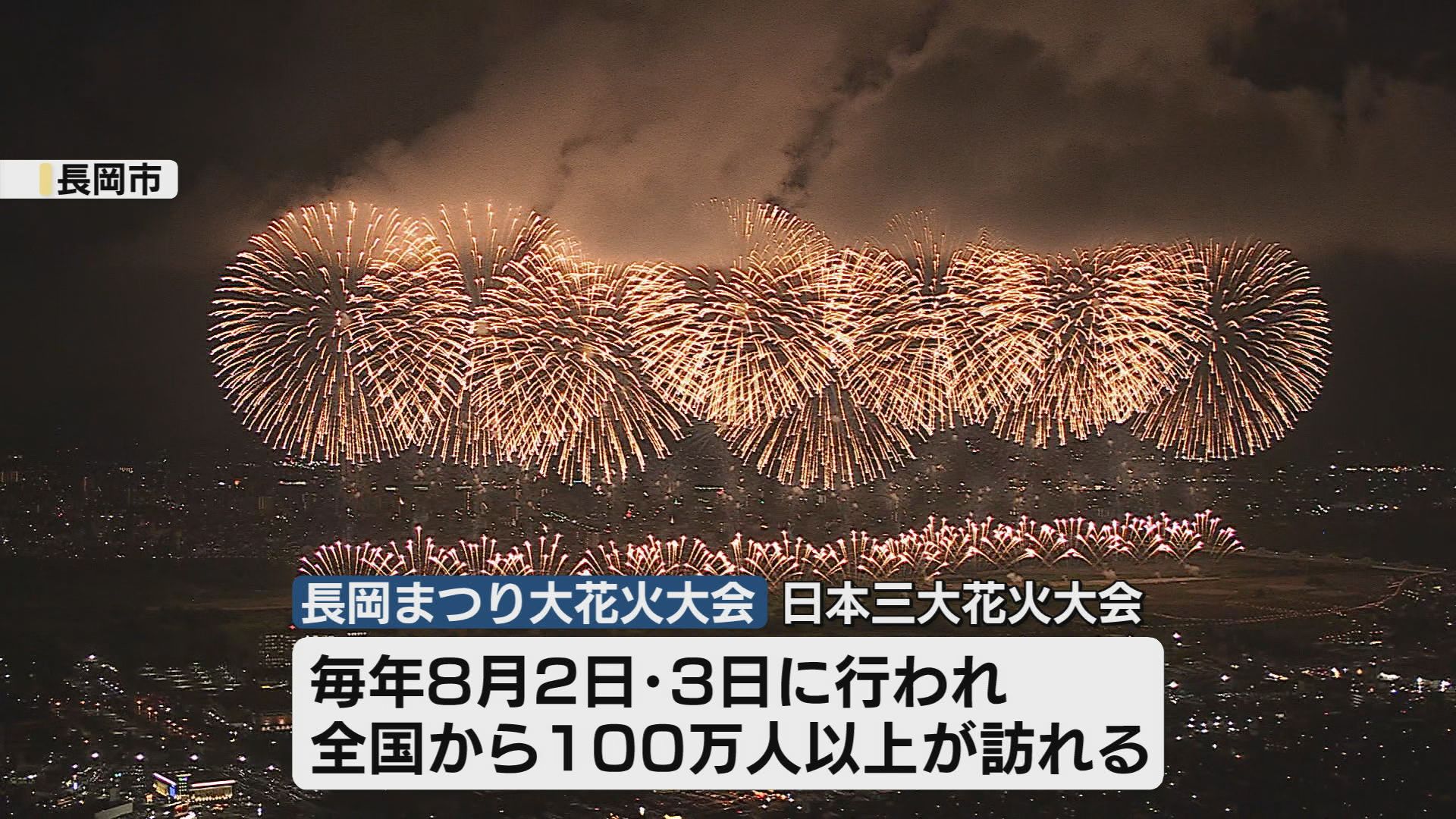 【魅了】「長岡まつり大花火大会」開幕　圧巻の“フェニックス”　夜空に大輪の花《新潟》