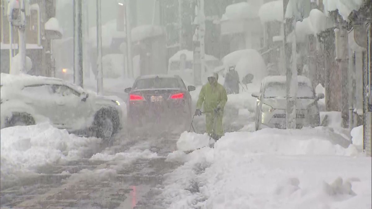 “居座り寒波”　7日朝までに最大で平地40センチ、山沿い80センチ降雪予想　9日にかけて平地も含め大雪予想《新潟》　