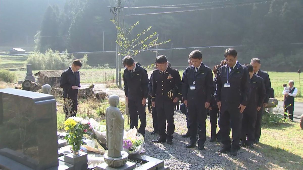 男女6人が犠牲となった土砂崩れから7年　遺族や市の職員などが追悼　大分県中津市耶馬渓町