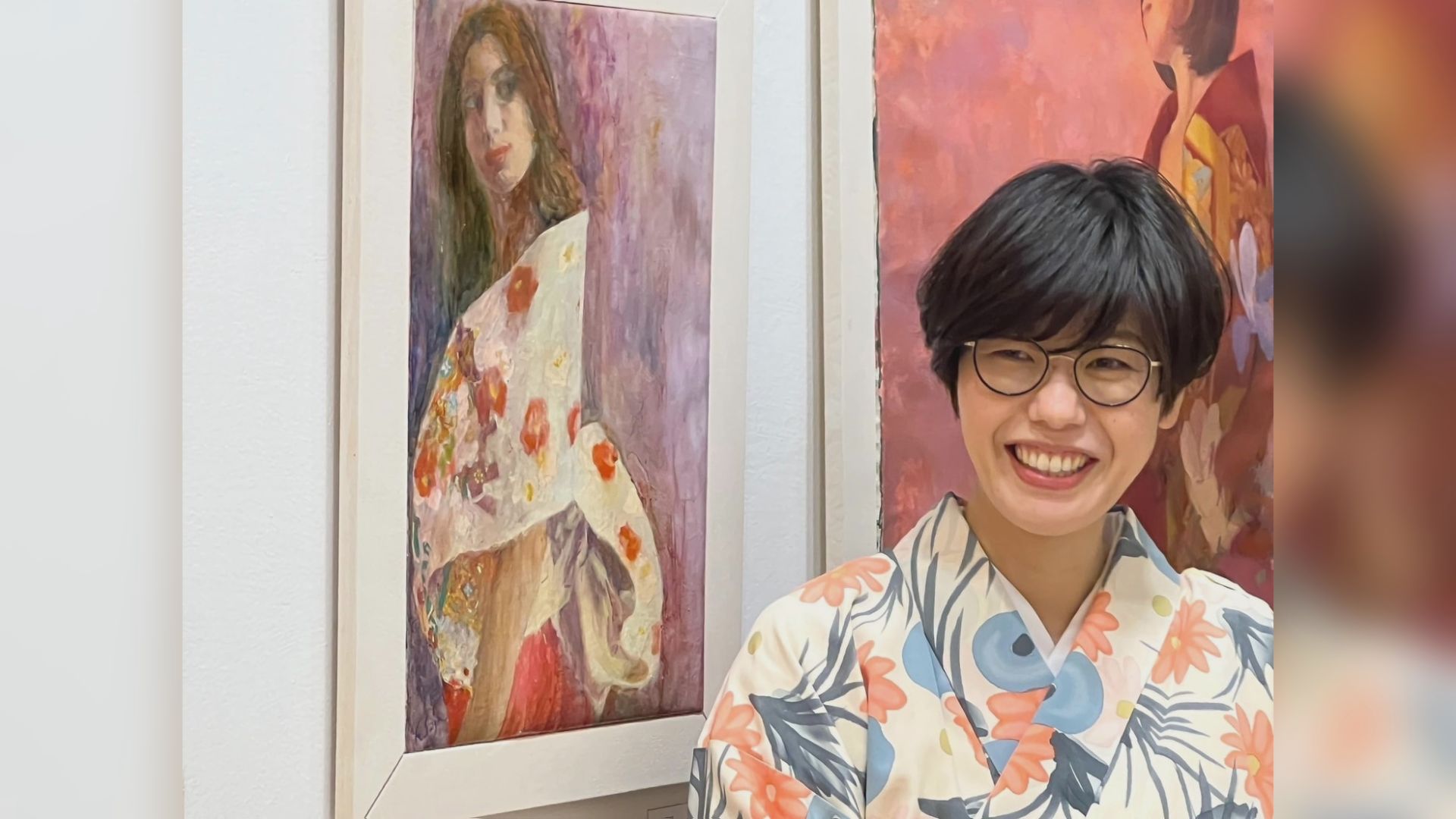 イタリアでも作品展示「古里の魅力を色鮮やかな油絵で」別府で活動する