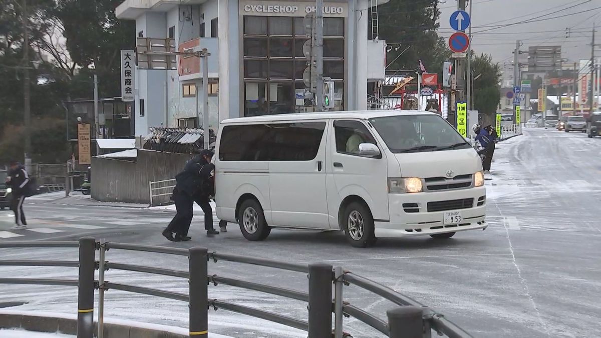 大分県内で大雪の恐れ「“急”がつく運転はしないこと」JAFに運転の注意点聞く