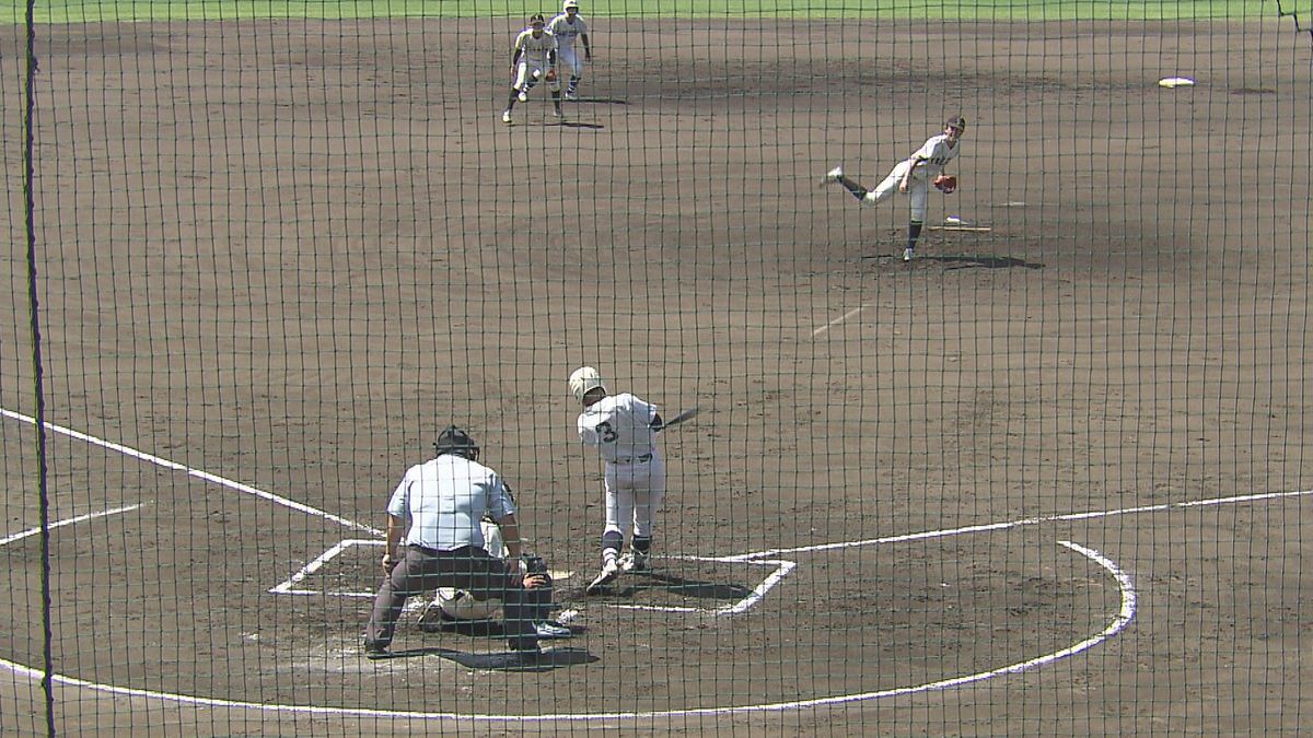 夏の甲子園大分大会　準々決勝第1試合　舞鶴が高田に7回コールドで勝利