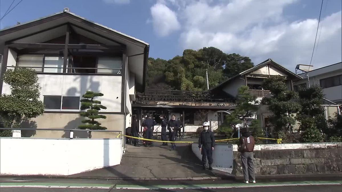 大分市の住宅で火事　焼け跡から成人とみられる1人の遺体見つかる