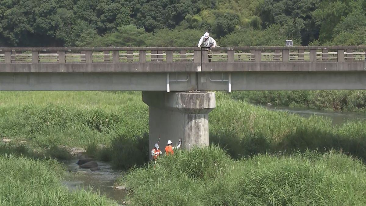 県内各地で橋の緊急点検　571か所の橋が対象　大雨による日田市の三郎丸橋の被災を受け　大分