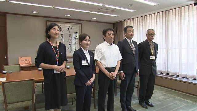 看護師ラオスの病院支援へ　JICAの海外協力隊員として　大分市長表敬