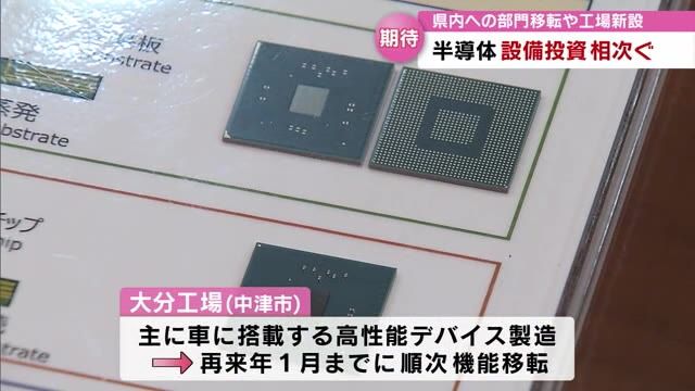 半導体分野の設備投資、県内で相次ぐ 半導体国内大手「ルネサスエレクトロニクス」大分工場増設表明 大分