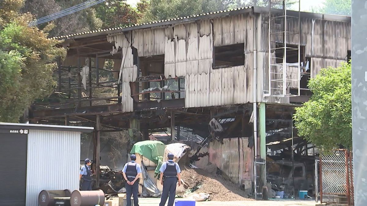 「黒煙と炎が噴き出している」住宅兼倉庫1棟が全焼 大分・宇佐市