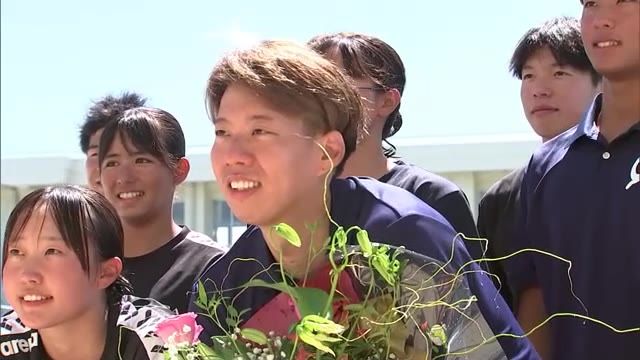 競泳・渡辺一平選手　国民スポーツ大会に向け合宿参加　100M平泳ぎなど3種目に出場　大分