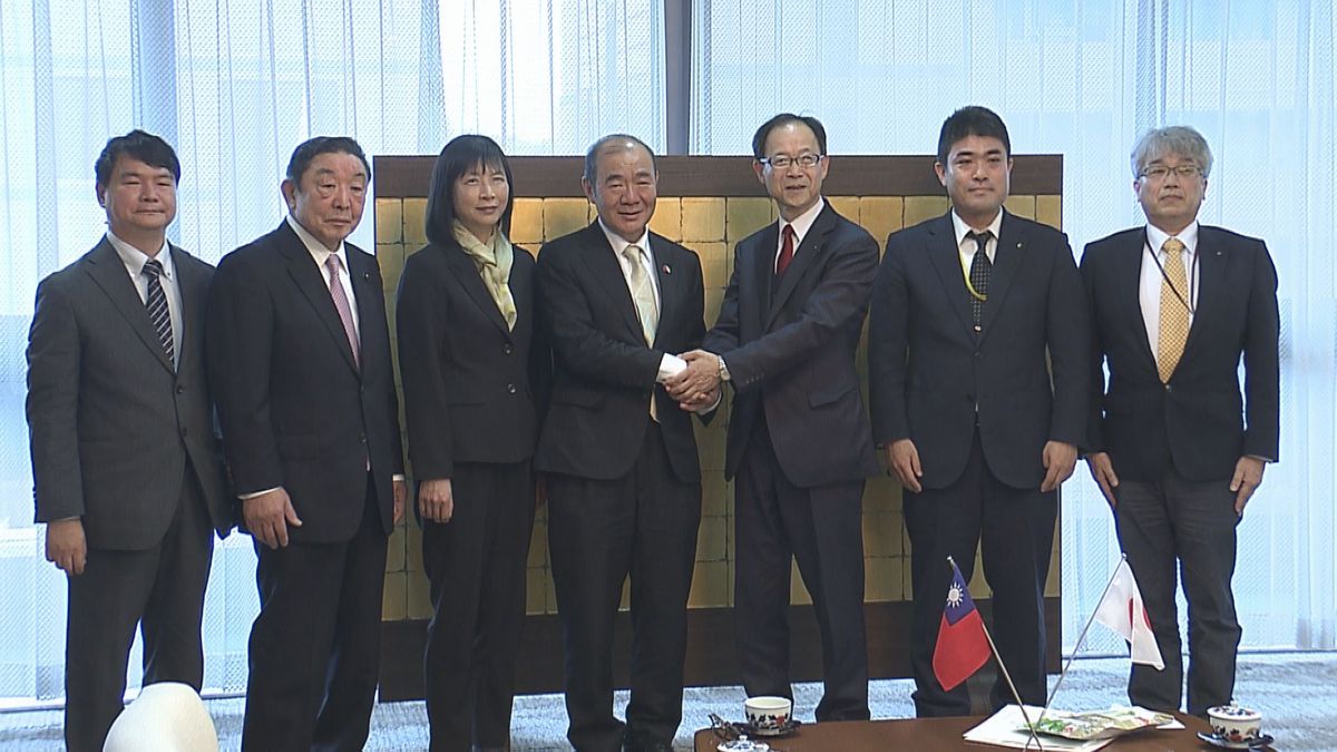 福岡にある台湾の出先機関のトップが知事を表敬訪問　地震の復興支援への感謝の言葉も　大分