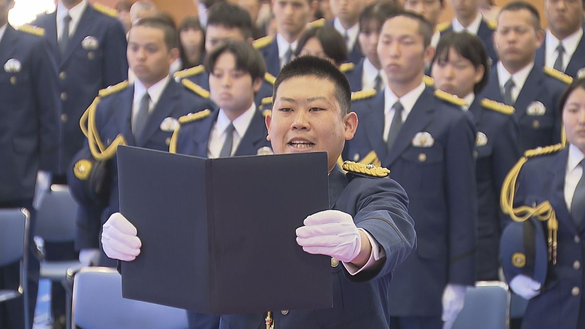 大分県警察学校で入校式　本部長「強い絆を育みながら全力で取り組んで」73人が新たなスタート　