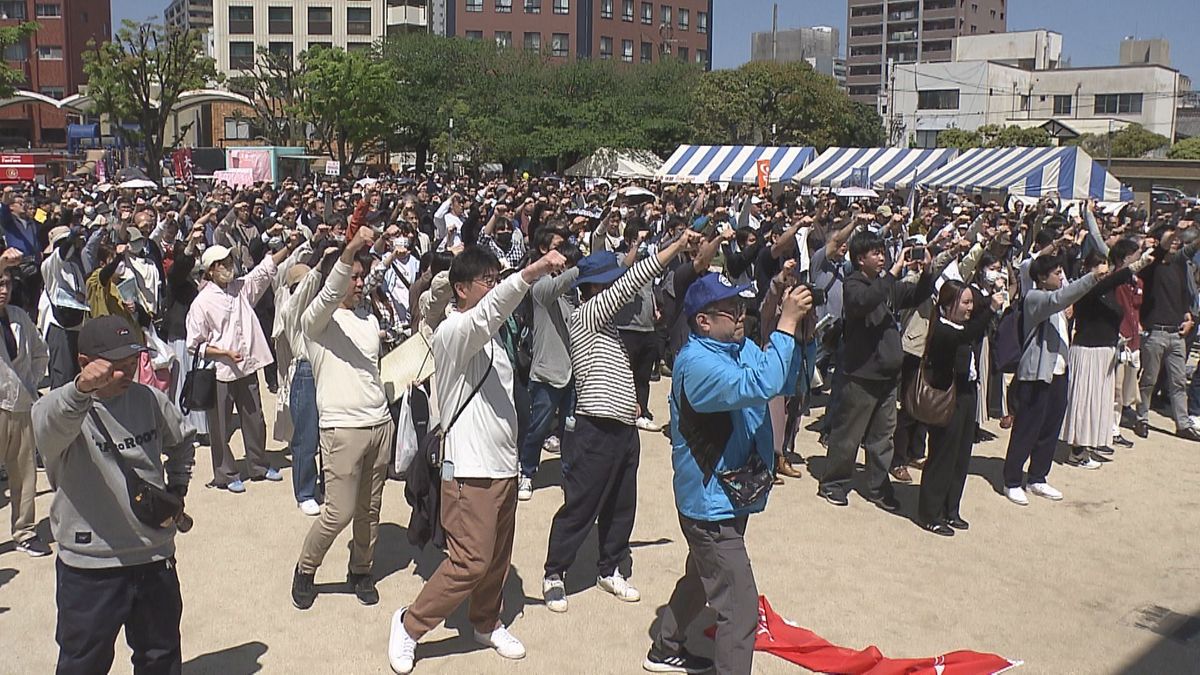 賃金の底上げを　労働者の祭典「メーデー」を前に大分市で集会　大分