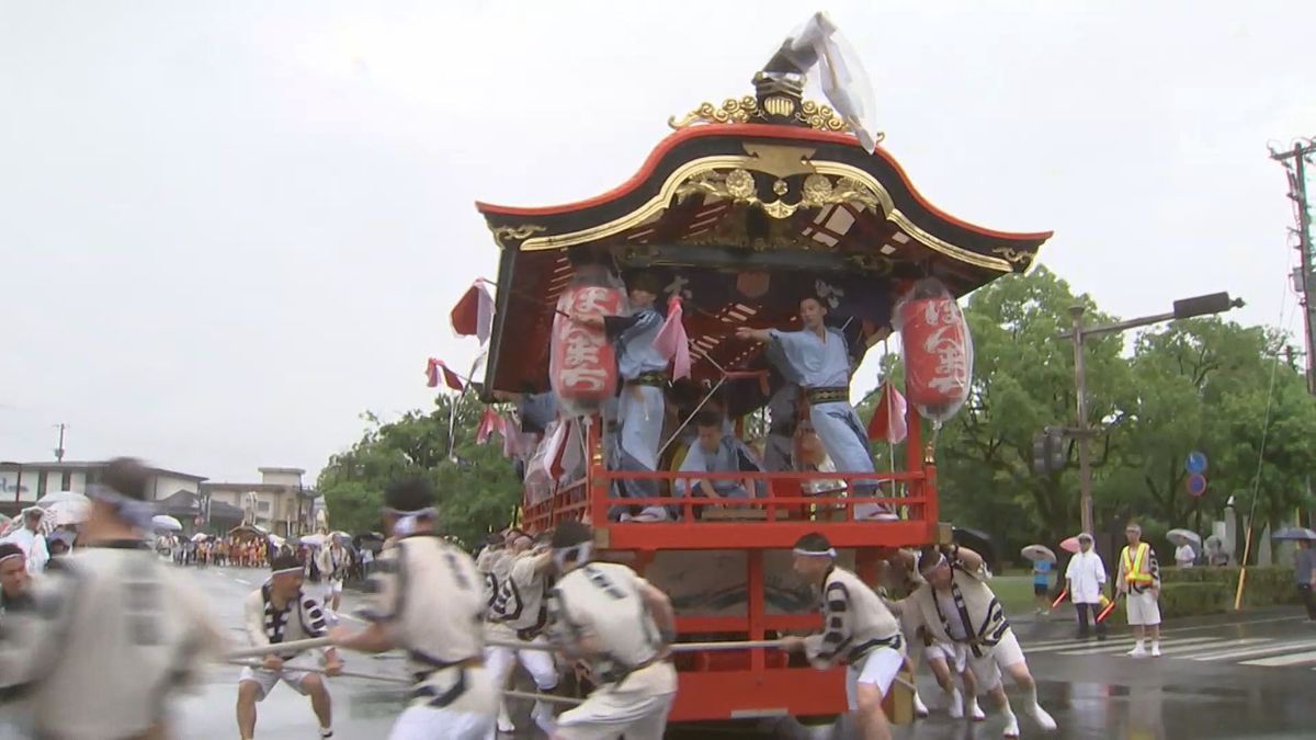 三大祇園の1つ 約380年続く臼杵祇園まつり「渡御」 大分