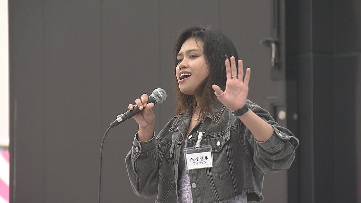 留学生などが熱唱 日本の歌などのカラオケ大会 大分