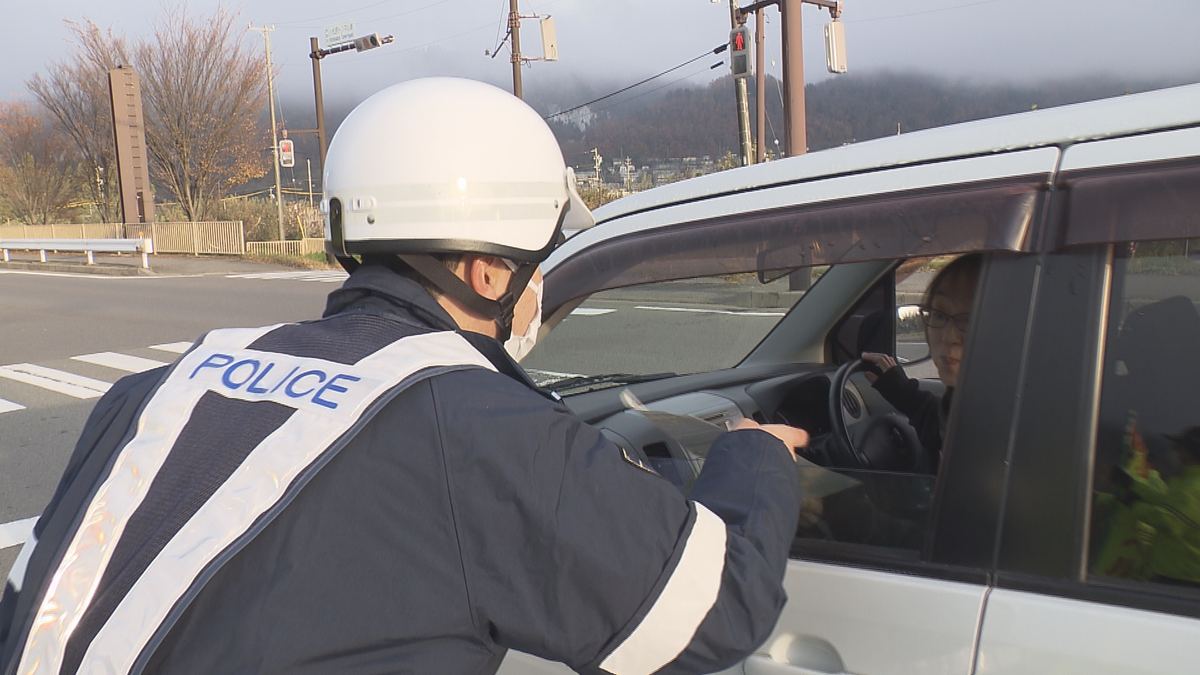 国道19号で安全運転を呼び掛け　11月の交通死亡事故を受けて　警察「ハンドル握る時は緊張感を持った運転を」【長野・長野市】