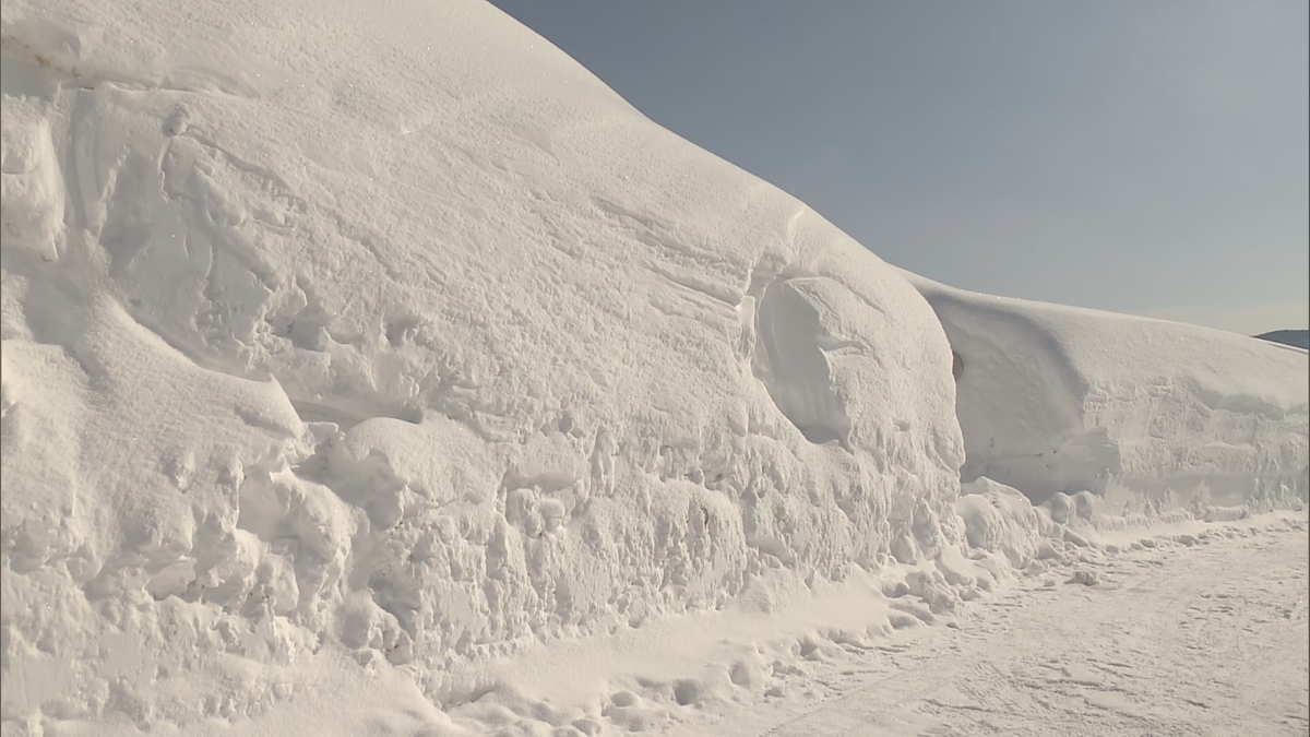 落雪に埋もれ死亡した後　除雪車に巻き込まれたか　除雪した雪の中から見つかった遺体は近くに住む90歳女性と判明　