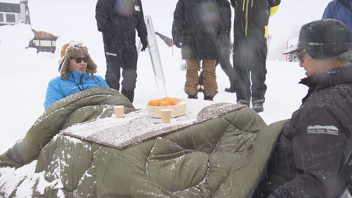 雪の中でもポカポカ？最新スポット　白馬三山の絶景を楽しめるカフェがオープン！　