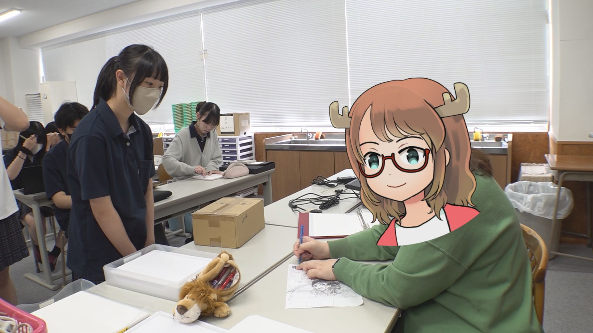 【特集】生徒が抱く夢はマンガ家！プロから学ぶ高い技術…松本市の高校に専門学科48人が学ぶ【長野】