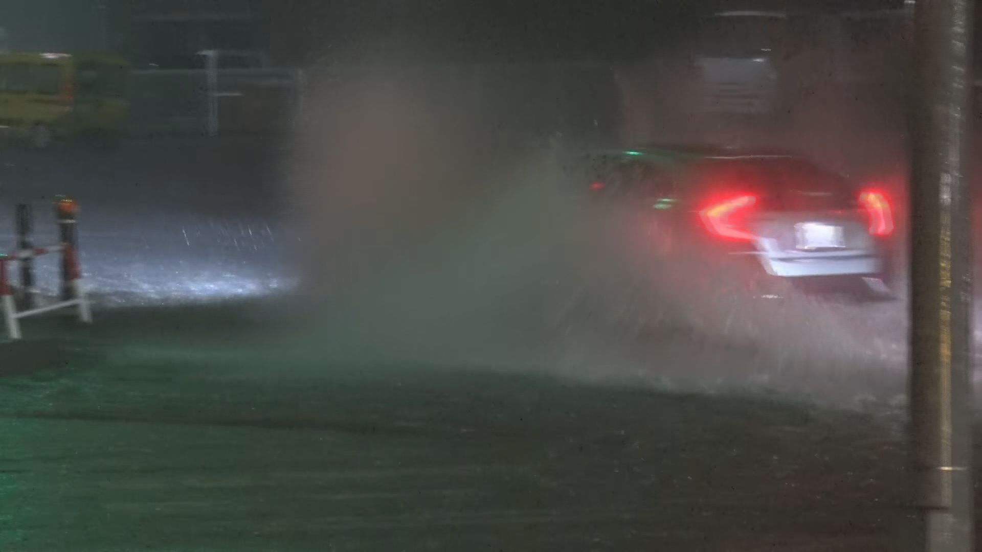 27日夜は伊那市で局地的に猛烈な雨　…