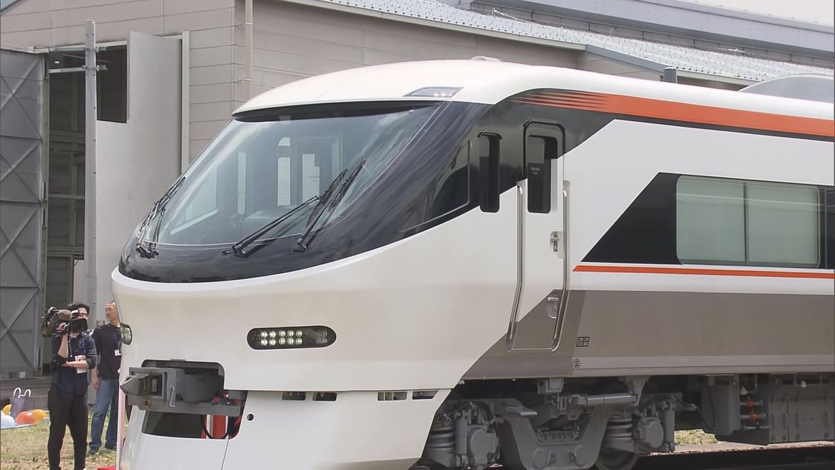 「特急しなの」の新型車両を初公開 「アルプスを翔ける爽風」がテーマ 次世代振子制御技術採用で乗り心地も向上 2029年度の導入目指す【長野 ...