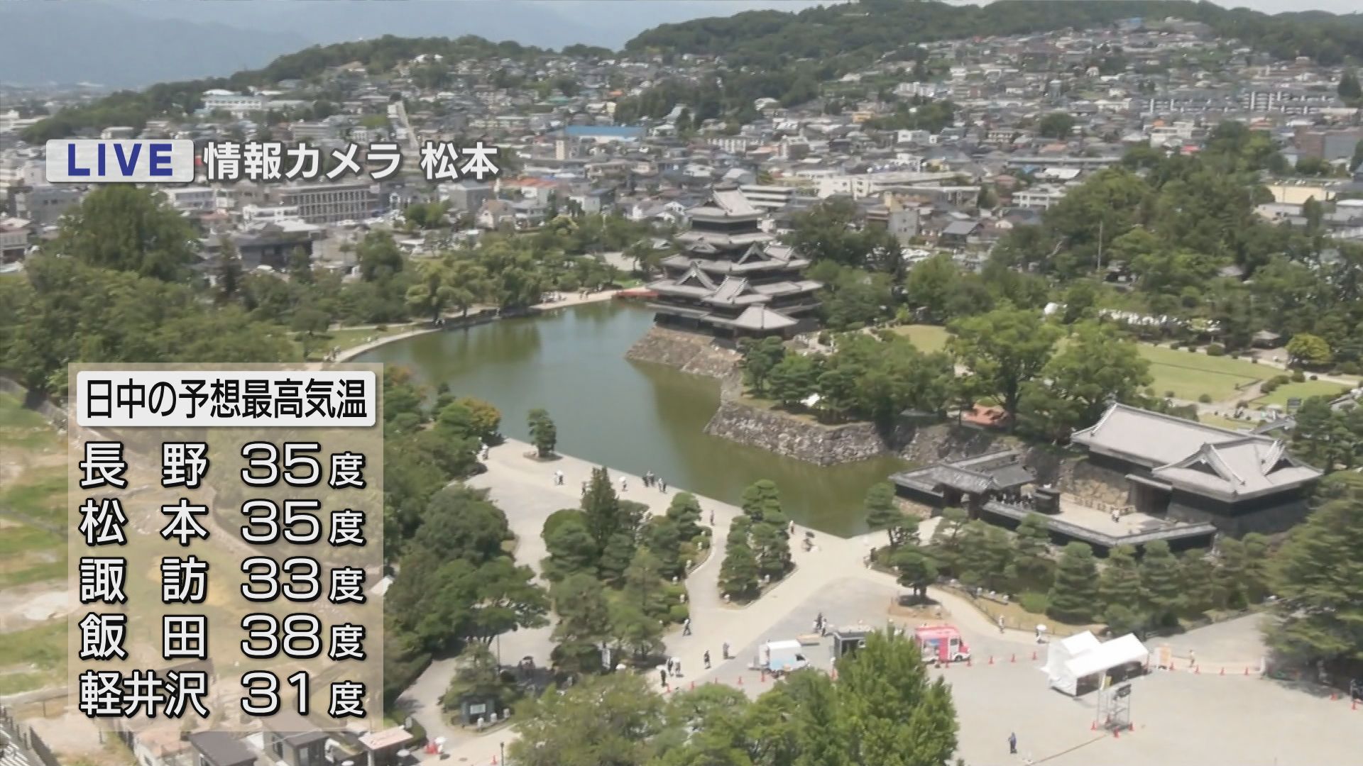 県内は25日も猛暑日予想　6日連続と…